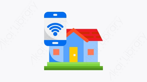 图片素材-033-智能家居smart_home扁平卡通智能家居元素图标