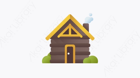 图片素材-034-驾驶室cabin扁平卡通房地产元素图标