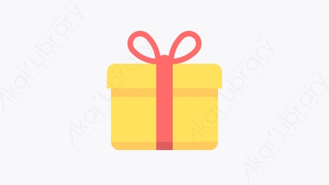图片素材-034-礼品gift扁平卡通圣诞节元素图标