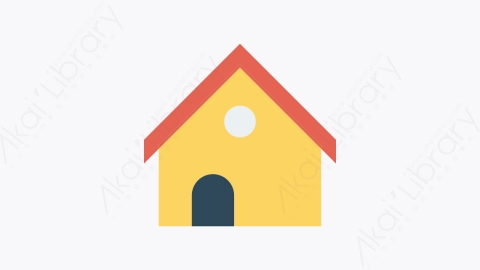 图片素材-034-住宅home扁平卡通办公设计和打印元素图标