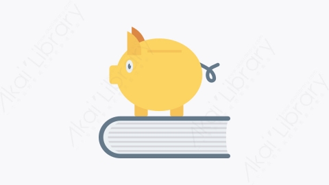 图片素材-034-储油罐piggybank扁平卡通银行和金融业图标元素