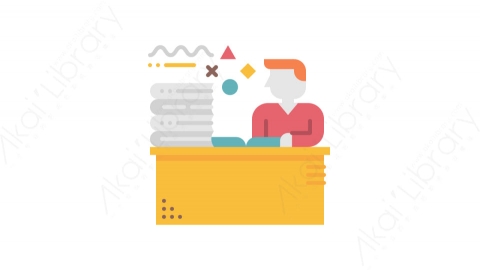 图片素材-034学习_study学校教育道具元素图标