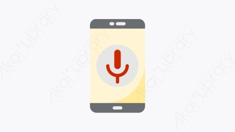 图片素材-034-语音voice扁平卡通移动应用程序元素图标