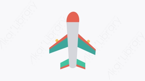 图片素材-035-飞机-1airplane扁平卡通交通工具图标元素
