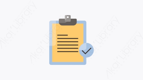 图片素材-035-检查表checklist扁平卡通电子商务元素图标