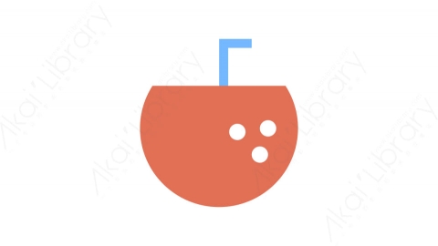 图片素材-035椰子饮料_coconut_drink夏季沙滩道具元素图标