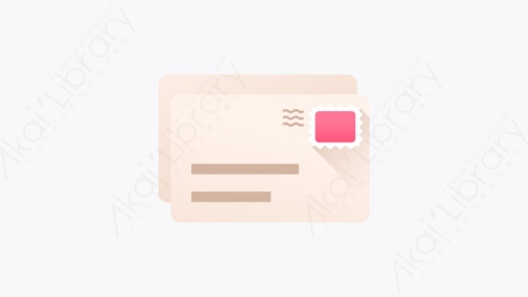 图片素材-035-邮件mail扁平卡通文具元素图标