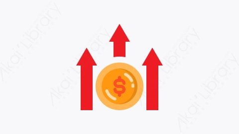 图片素材-035-货币money扁平卡通金融商务投资元素图标