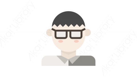 图片素材-035书呆子_nerd用户头像道具元素图标