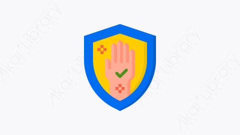 图片素材-035-保护protection扁平卡通医疗保健元素图标