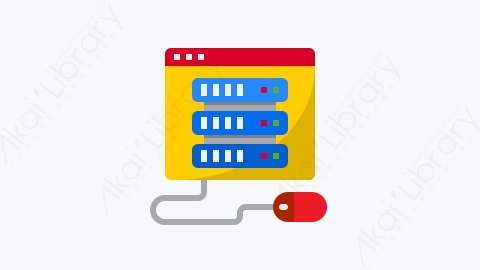 图片素材-035-服务器控制server_control扁平卡通虚拟主机元素图标