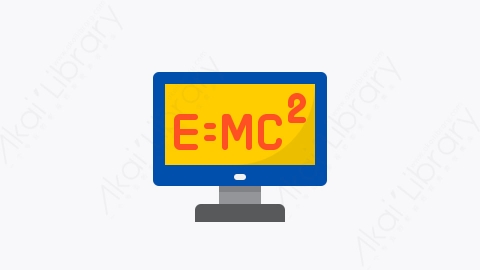 图片素材-035-研究study扁平卡通教育与学校元素图标