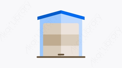 图片素材-035-仓库warehouse扁平卡通家具和家用元素图标
