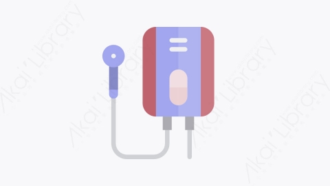 图片素材-035-热水器waterheater扁平卡通家用电器元素图标