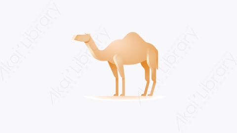 图片素材-036-骆驼camel卡通动物元素图标