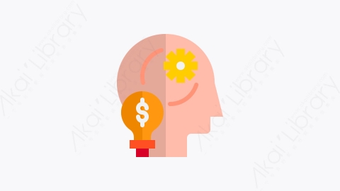 图片素材-036-想法idea扁平卡通商务业务启动元素图标