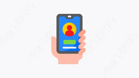 图片素材-036-智能手机smartphone扁平卡通通信元素图标