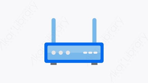 图片素材-036-无线路由器wifi扁平卡通设备元素图标