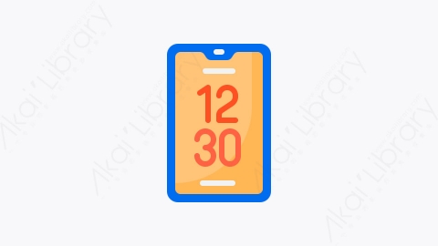 图片素材-037-数字闹钟digital_alarm_clock扁平卡通时间时钟钟表元素图标