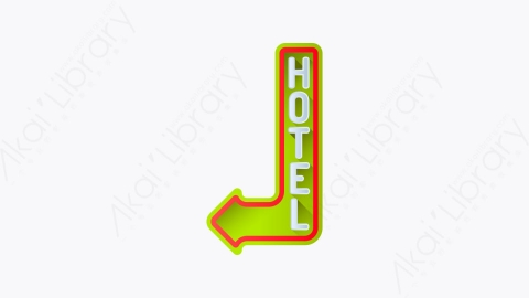 图片素材-037-酒店标志hotelsign扁平卡通旅行元素图标