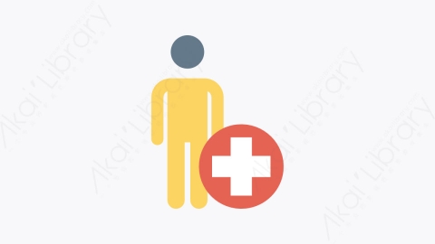 图片素材-037-病人patient扁平卡通医疗设施与健康图标元素