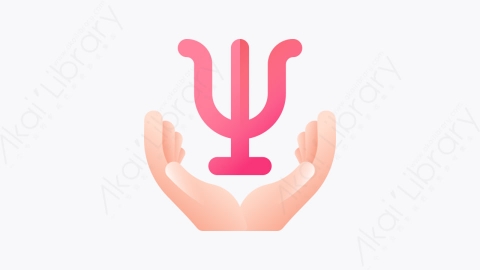 图片素材-037-心理学psychology扁平卡通世界癌症宣传日元素图标