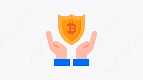 图片素材-038-比特币bitcoin扁平卡通加密货币元素图标
