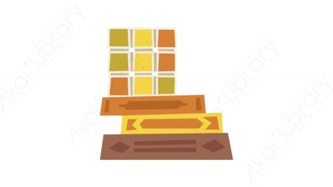 图片素材-038书库_book_stack书店教育道具元素图标