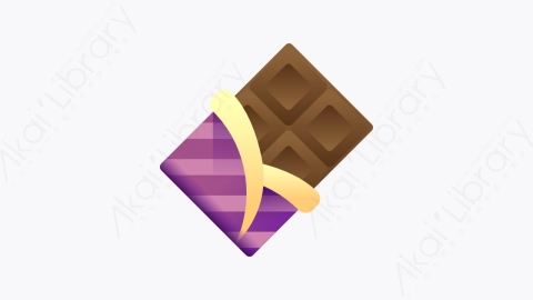 图片素材-038-巧克力chocolate扁平卡通万圣节元素图标