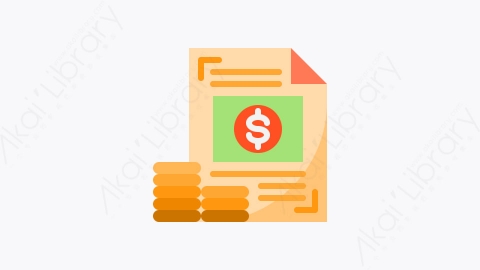 图片素材-038-货币money扁平卡通文档元素图标