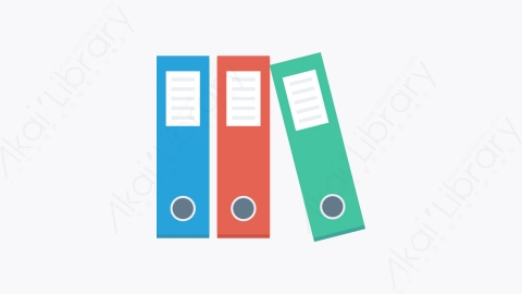 图片素材-039-档案archives扁平卡通商务办公业务图标元素