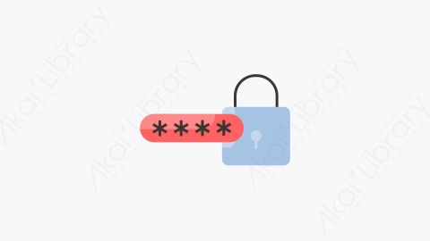 图片素材-039-密码password扁平卡通电子商务元素图标