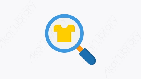 图片素材-039-搜索search扁平卡通购物在线元素图标