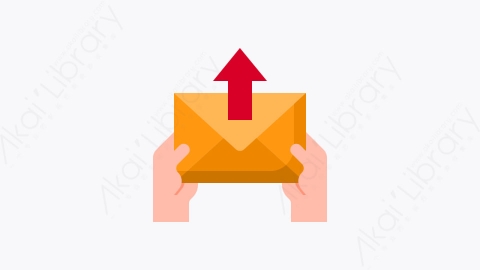 图片素材-039-发送邮件send_mail扁平卡通联系我们元素图标