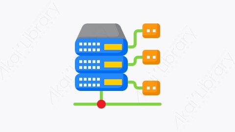 图片素材-039-服务器server扁平卡通大数据元素图标
