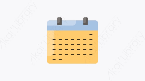 图片素材-040-日历calendar扁平卡通电子商务元素图标