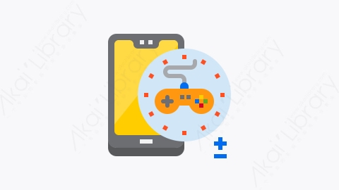图片素材-040-游戏game扁平卡通智能手机技术元素图标