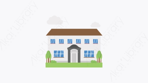 图片素材-040-乡村酒店rural_hotel扁平卡通房屋建筑图标