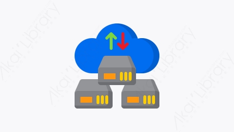 图片素材-041-数据传输data_transfer扁平卡通云计算元素图标