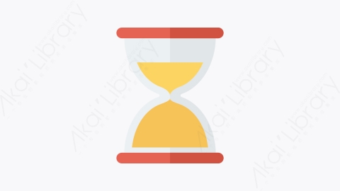 图片素材-041-沙漏hourglass扁平卡通银行和商务金融业图标元素