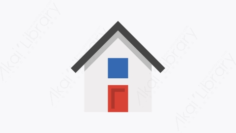 图片素材-041-住宅house扁平卡通杂项元素图标
