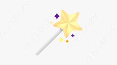 图片素材-041-魔术棒magic-wand-扁平卡通万圣节元素图标