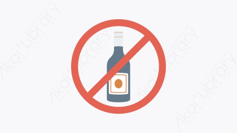 图片素材-041-无酒精noalcohol扁平卡通医疗设施与健康图标元素