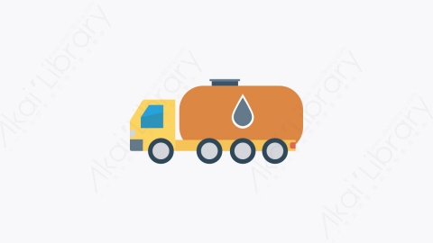图片素材-041-油轮oiltanker扁平卡通交通工具图标元素