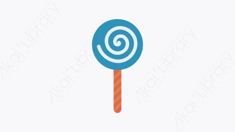 图片素材-042-棒棒糖-1lollipop扁平卡通食物餐饮元素图标