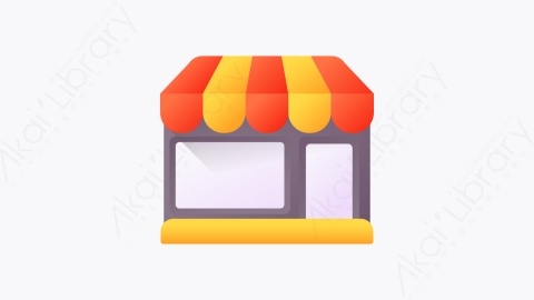 图片素材-042-商店store扁平卡通黑色星期五元素图标