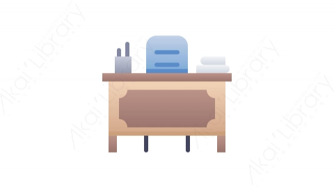 图片素材-042课桌_teacher_desk教育学校教学道具元素图标