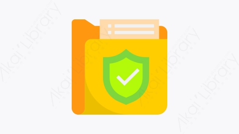 图片素材-043-安全security扁平卡通数据和网络管理元素图标