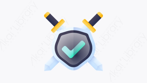 图片素材-043-屏蔽-1shield-扁平卡通保护和安全元素图标