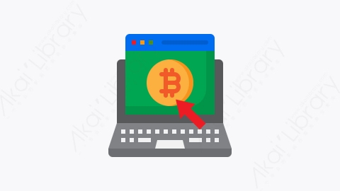 图片素材-044-比特币bitcoin扁平卡通加密货币元素图标